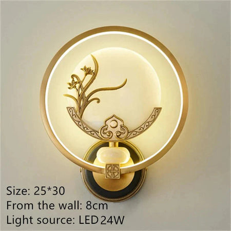 Applique Murale : Design Artistique avec Motifs Sculptés IL837149-ILLUMEEN.COM