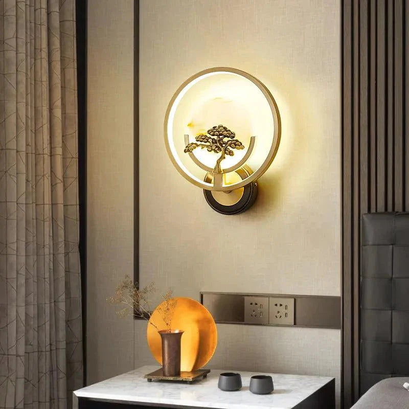 Applique Murale : Design Artistique avec Motifs Sculptés IL837149-ILLUMEEN.COM