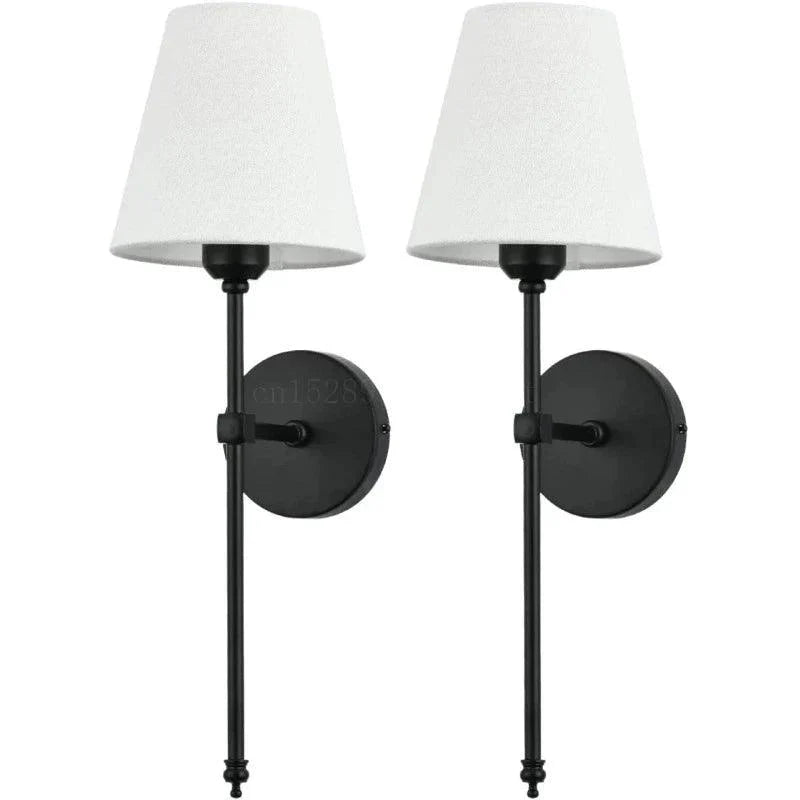 Applique Murale : Éclat Vintage en Tissu Luminaire IL583914-ILLUMEEN.COM