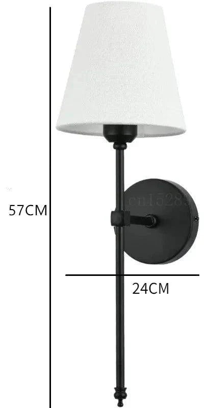 Applique Murale : Éclat Vintage en Tissu Luminaire IL583914-ILLUMEEN.COM