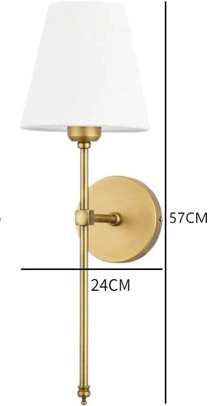 Applique Murale : Éclat Vintage en Tissu Luminaire IL583914-ILLUMEEN.COM