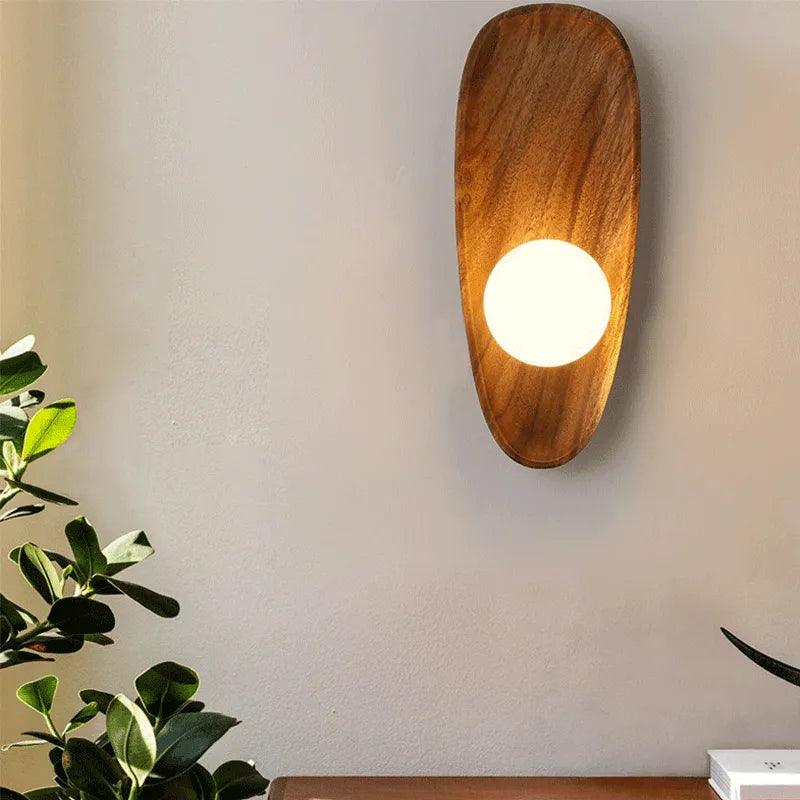 Applique Murale Élégante : Luminaire Bois Massif IL482916-ILLUMEEN.COM