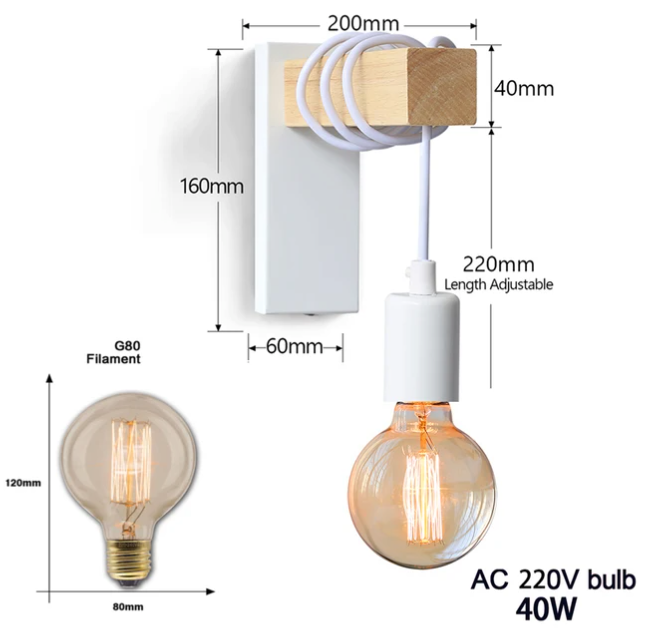Applique Murale Élégante : Luminaire Chic avec Ampoule IL473829-ILLUMEEN.COM