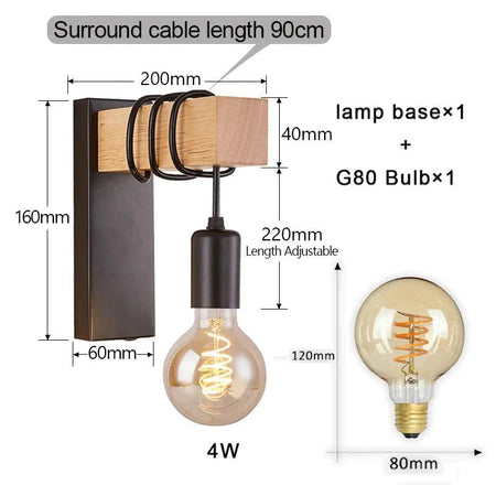 Applique Murale Élégante : Luminaire Chic avec Ampoule IL473829-ILLUMEEN.COM