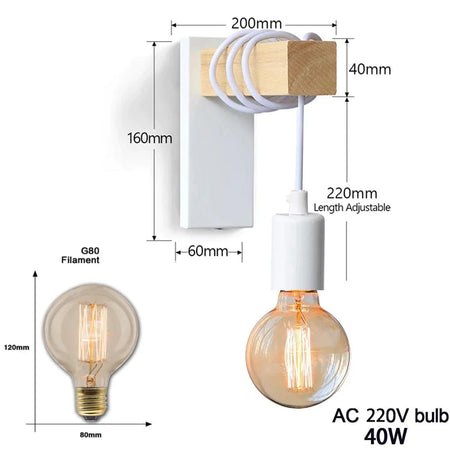 Applique Murale Élégante : Luminaire Chic avec Ampoule IL473829-ILLUMEEN.COM