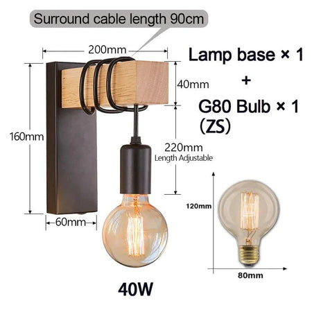 Applique Murale Élégante : Luminaire Chic avec Ampoule IL473829-ILLUMEEN.COM