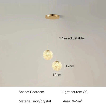 Applique Murale Élégante : Luminaire en Cristal IL742198-ILLUMEEN.COM