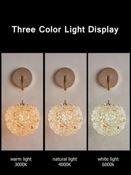 Applique Murale Élégante : Luminaire en Cristal IL742198-ILLUMEEN.COM