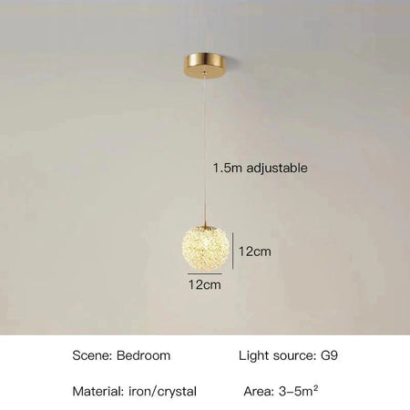 Applique Murale Élégante : Luminaire en Cristal IL742198-ILLUMEEN.COM