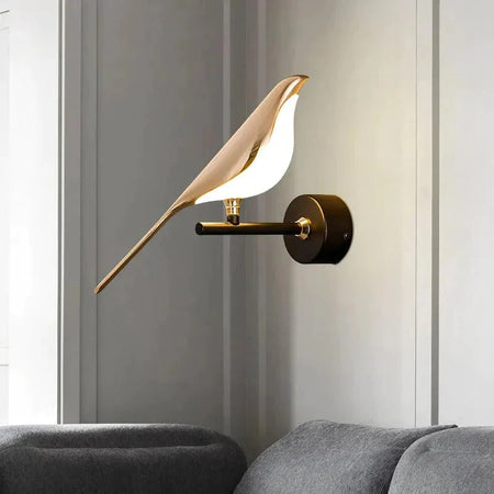 Applique Murale Élégante : Oiseau sur Perchoir IL583912-ILLUMEEN.COM