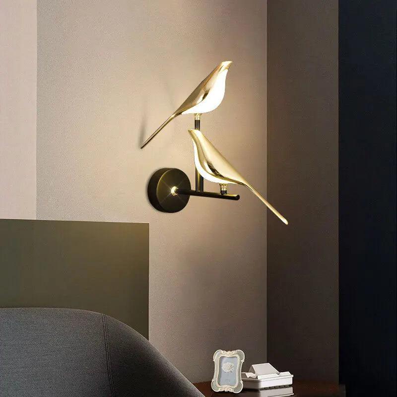 Applique Murale Élégante : Oiseau sur Perchoir IL583912-ILLUMEEN.COM