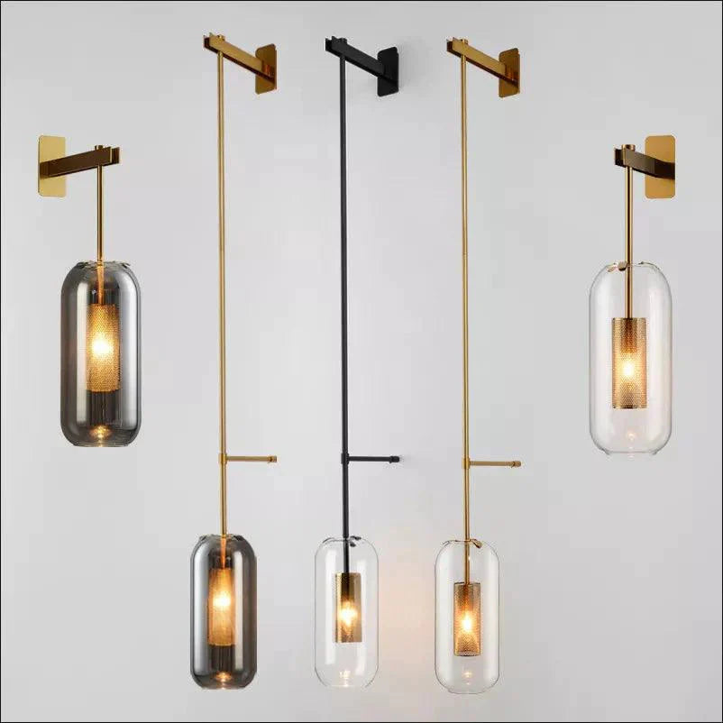 Applique Murale Élégante : Verre Transparent Luminaire IL582731-ILLUMEEN.COM