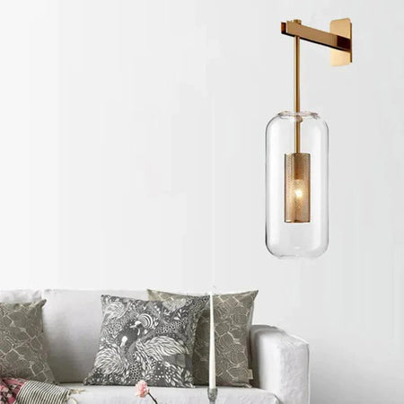 Applique Murale Élégante : Verre Transparent Luminaire IL582731-ILLUMEEN.COM