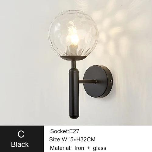 Applique Murale : Globe Moderne en Métal et Verre Chic IL487362-ILLUMEEN.COM