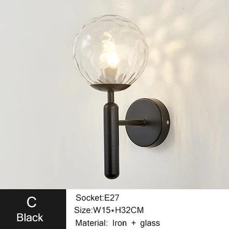 Applique Murale : Globe Moderne en Métal et Verre Chic IL487362-ILLUMEEN.COM