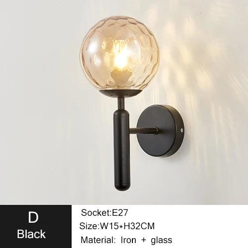 Applique Murale : Globe Moderne en Métal et Verre Chic IL487362-ILLUMEEN.COM