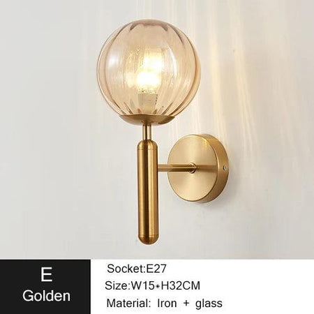 Applique Murale : Globe Moderne en Métal et Verre Chic IL487362-ILLUMEEN.COM