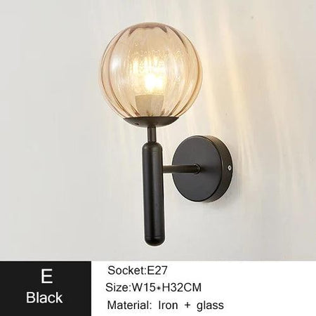 Applique Murale : Globe Moderne en Métal et Verre Chic IL487362-ILLUMEEN.COM