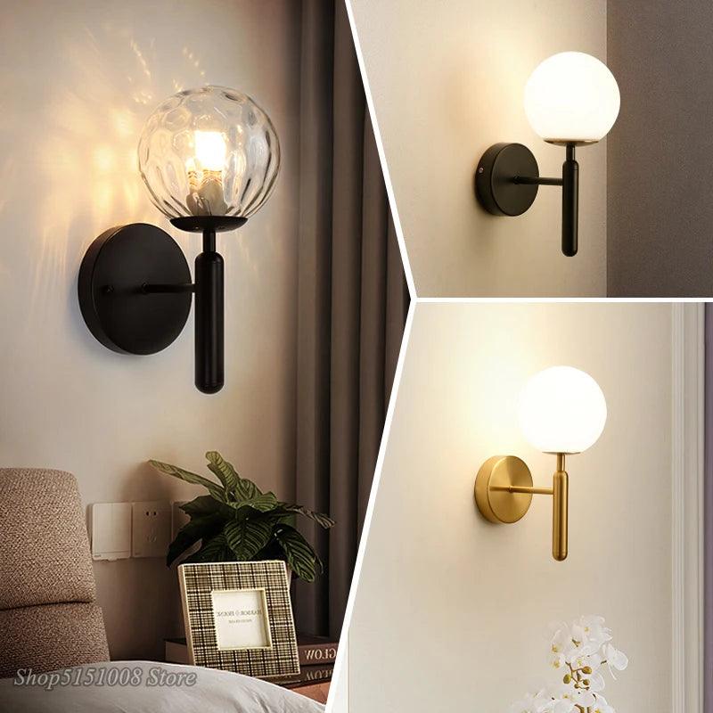 Applique Murale : Globe Moderne en Métal et Verre Chic IL487362-ILLUMEEN.COM