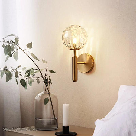 Applique Murale : Globe Moderne en Métal et Verre Chic IL487362-ILLUMEEN.COM