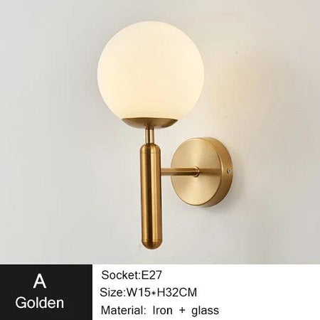 Applique Murale : Globe Moderne en Métal et Verre Chic IL487362-ILLUMEEN.COM