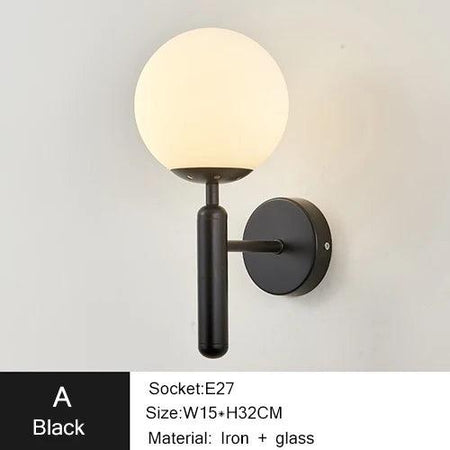 Applique Murale : Globe Moderne en Métal et Verre Chic IL487362-ILLUMEEN.COM