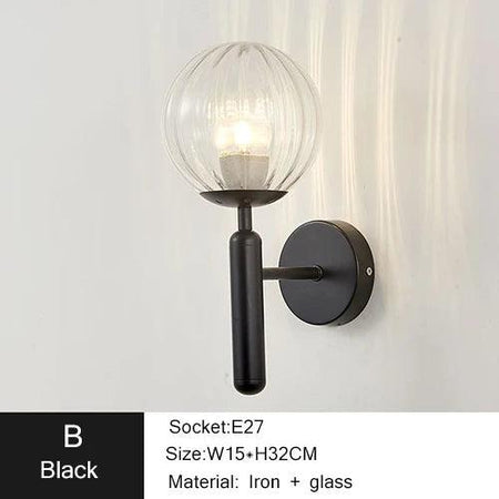 Applique Murale : Globe Moderne en Métal et Verre Chic IL487362-ILLUMEEN.COM