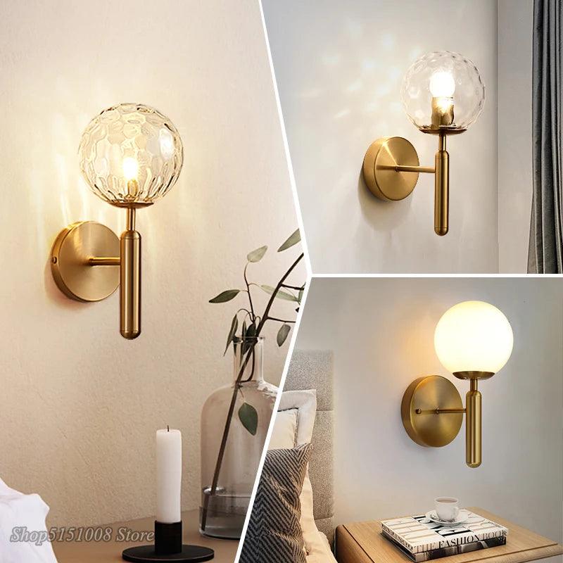 Applique Murale : Globe Moderne en Métal et Verre Chic IL487362-ILLUMEEN.COM