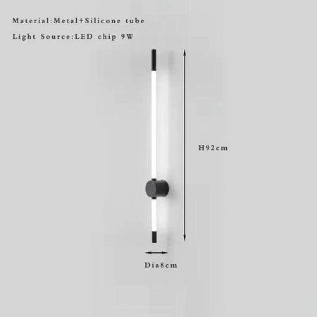 Applique Murale : Long Baton Lumineux Élégant IL527403-ILLUMEEN.COM