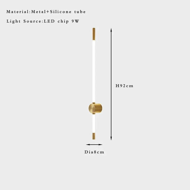 Applique Murale : Long Baton Lumineux Élégant IL527403-ILLUMEEN.COM
