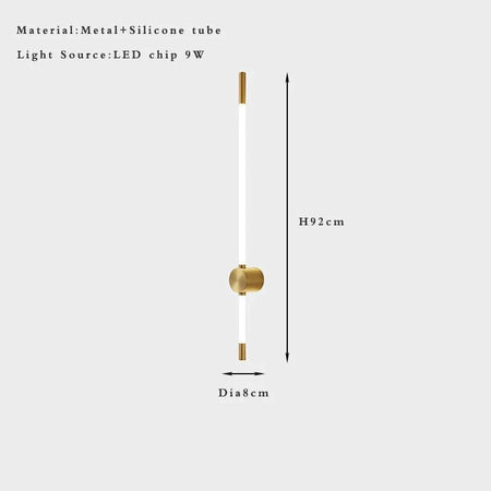 Applique Murale : Long Baton Lumineux Élégant IL527403-ILLUMEEN.COM
