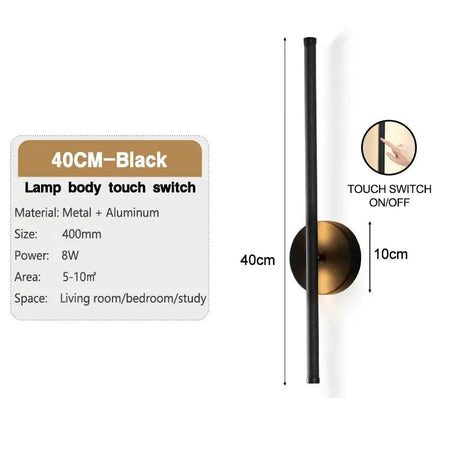 Applique Murale : Luminaire Chic Élégant Noir IL583726-ILLUMEEN.COM