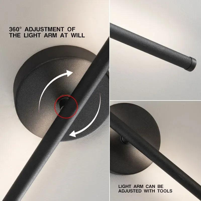 Applique Murale : Luminaire Chic Élégant Noir IL583726-ILLUMEEN.COM