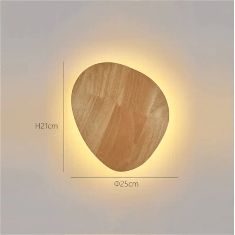 Applique Murale : Luminaire Chic en Bois Oval IL729843-ILLUMEEN.COM