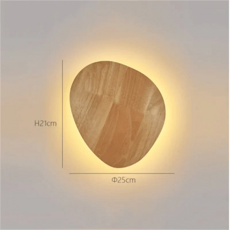 Applique Murale : Luminaire Chic en Bois Oval IL729843-ILLUMEEN.COM
