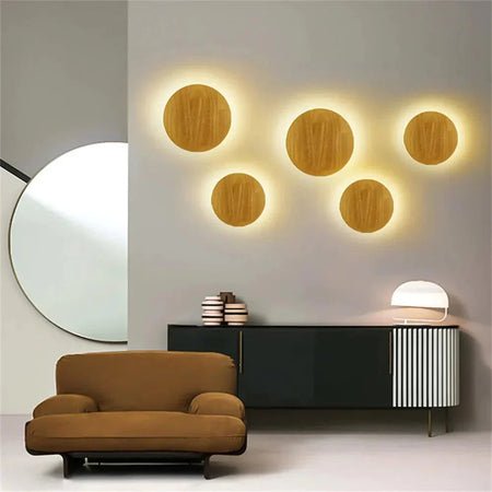 Applique Murale : Luminaire Chic en Bois Oval IL729843-ILLUMEEN.COM