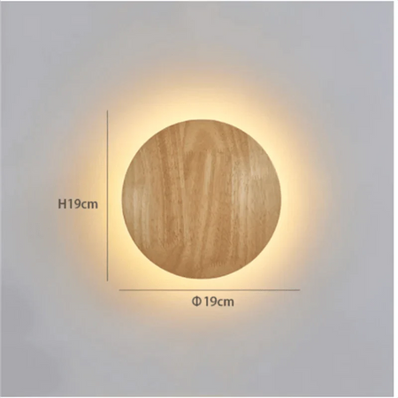 Applique Murale : Luminaire Chic en Bois Oval IL729843-ILLUMEEN.COM