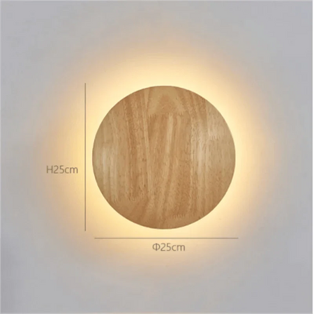 Applique Murale : Luminaire Chic en Bois Oval IL729843-ILLUMEEN.COM