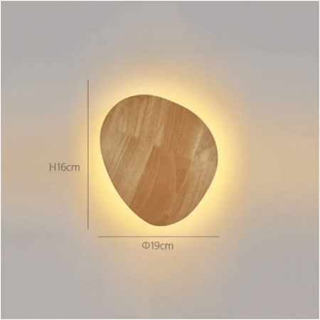 Applique Murale : Luminaire Chic en Bois Oval IL729843-ILLUMEEN.COM