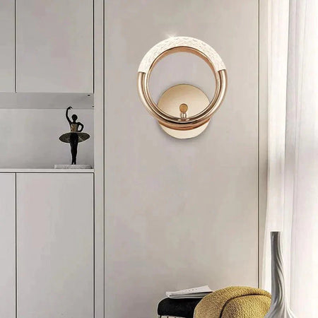 Applique Murale : Luminaire Élégant en Cristal Doré IL583729-ILLUMEEN.COM