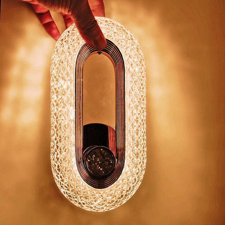 Applique Murale : Luminaire Élégant en Cristal Doré IL583729-ILLUMEEN.COM