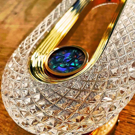 Applique Murale : Luminaire Élégant en Cristal Doré IL583729-ILLUMEEN.COM
