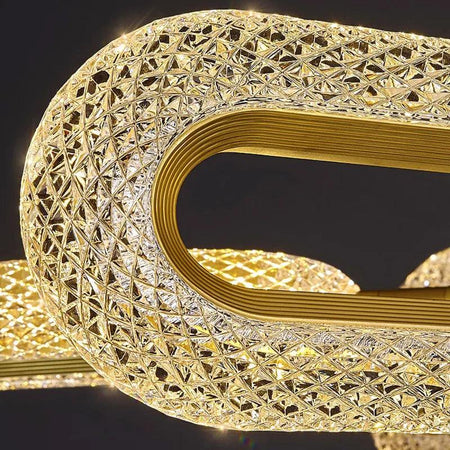 Applique Murale : Luminaire Élégant en Cristal Doré IL583729-ILLUMEEN.COM