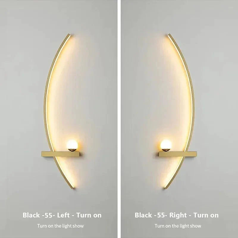 Applique Murale : Luminaire Élégant en Forme de Ligne C IL582739-ILLUMEEN.COM