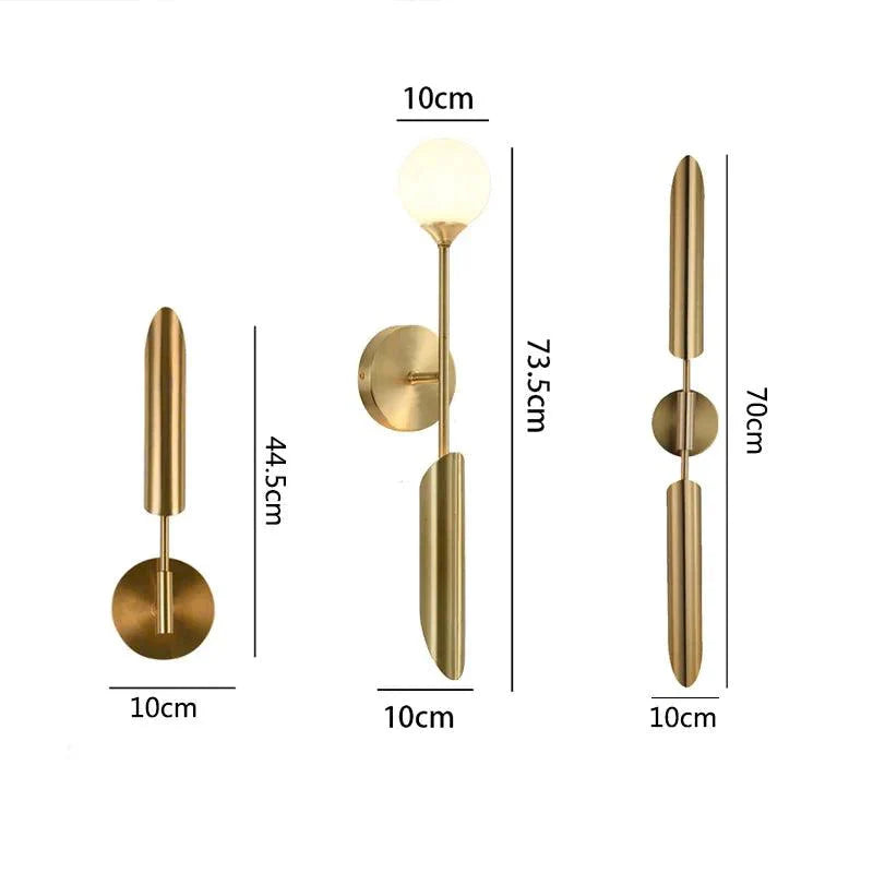 Applique Murale : Luminaire Élégant en Laiton Brossé IL582913-ILLUMEEN.COM