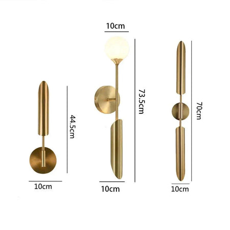 Applique Murale : Luminaire Élégant en Laiton Brossé IL582913-ILLUMEEN.COM