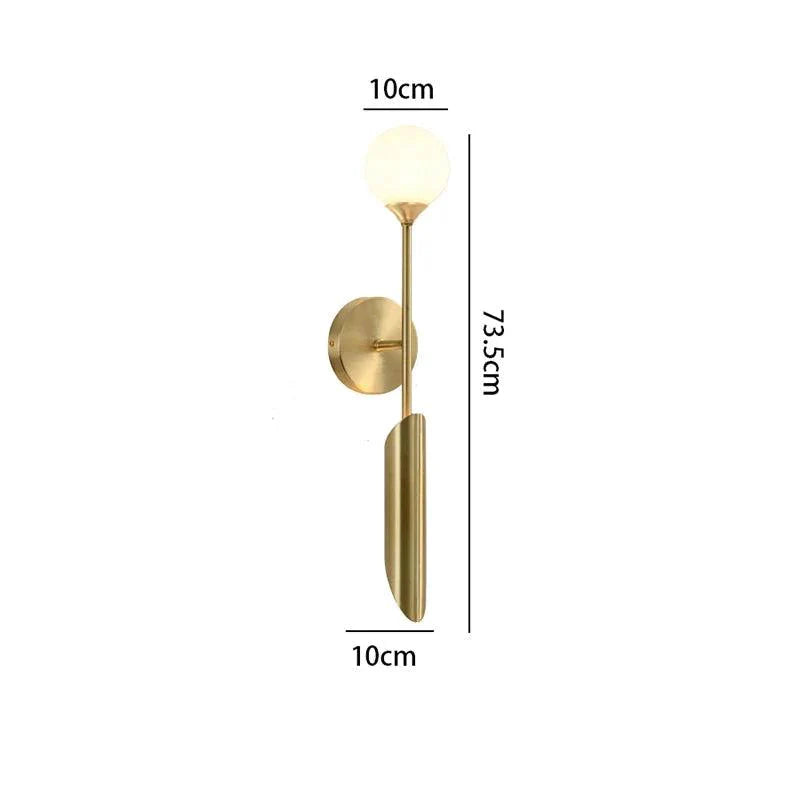 Applique Murale : Luminaire Élégant en Laiton Brossé IL582913-ILLUMEEN.COM