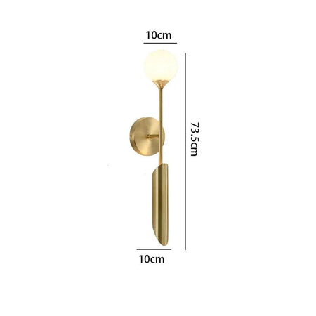 Applique Murale : Luminaire Élégant en Laiton Brossé IL582913-ILLUMEEN.COM