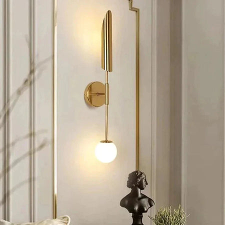 Applique Murale : Luminaire Élégant en Laiton Brossé IL582913-ILLUMEEN.COM