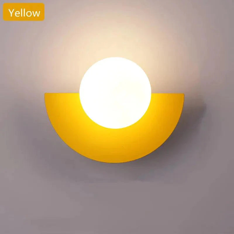 Applique Murale : Verre Transparent Plaqué de Couleur Luminaire IL582903-ILLUMEEN.COM